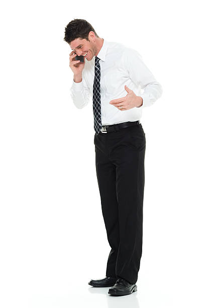 istock Cheerful businessman talking on phone 516074202