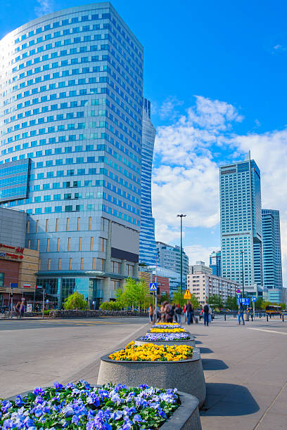 istock Skyscrapers in Downtown Warsaw Poland 516074490
