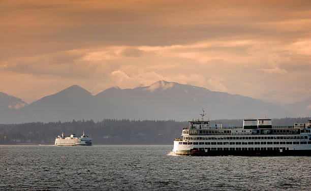 istock Ferryboats and Mountains 516077826