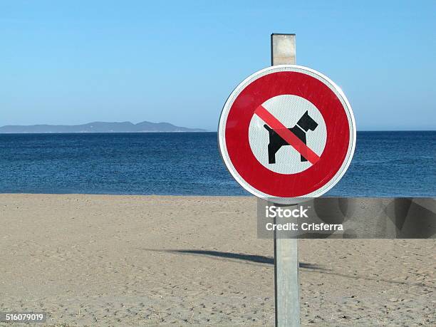 Nessun Segno Di Cane Sulla Spiaggia - Fotografie stock e altre immagini di Cane - Cane, Proibizione, Spiaggia