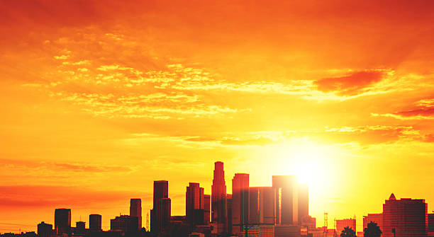 istock the Los Angeles downtown skyline at sunset 516079452