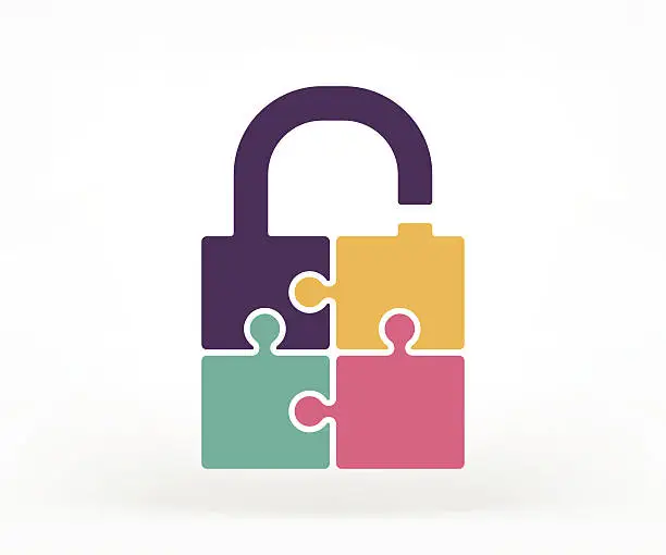 Vector illustration of Data Security