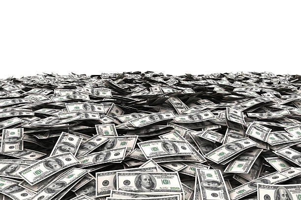 istock USA dollars money background. 516083339