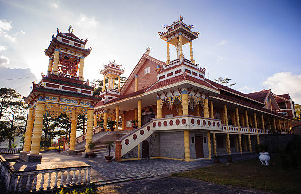 istock Student - oriental style church - Dalat city 516084139