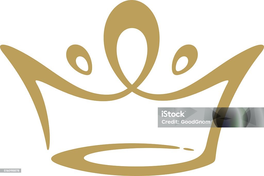 Crown icon Golden crown icon Crown - Headwear stock vector