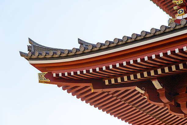istock Japanese temple roof, Japan. 516101678