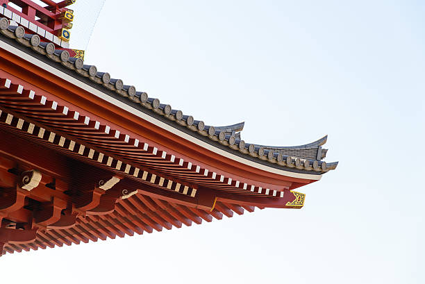 istock Japanese temple roof, Japan. 516101716
