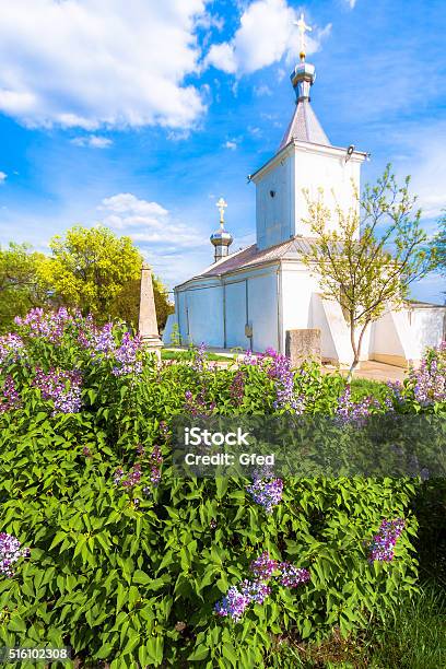 Orthodox Church In Chișinău Stock Photo - Download Image Now - Blossom, Brightly Lit, Bush