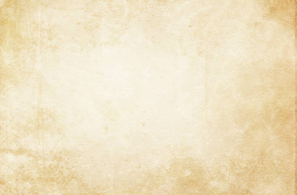 Old stained paper texture. Aged spotted paper background for the design. aging process stock pictures, royalty-free photos & images
