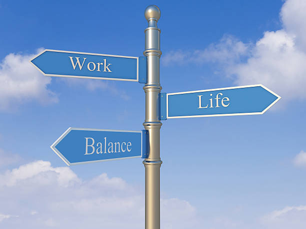 istock Signpost with the words Work, Life and Balance 516111238