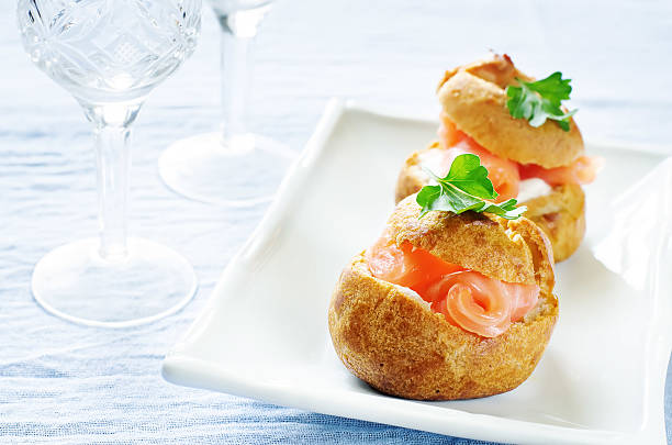 istock profiteroles with salmon and cream cheese 516111607