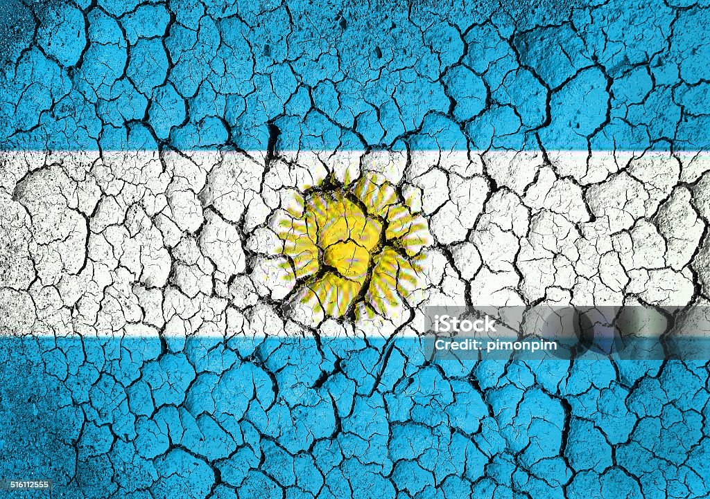 dry soil texture background Argentina Stock Photo