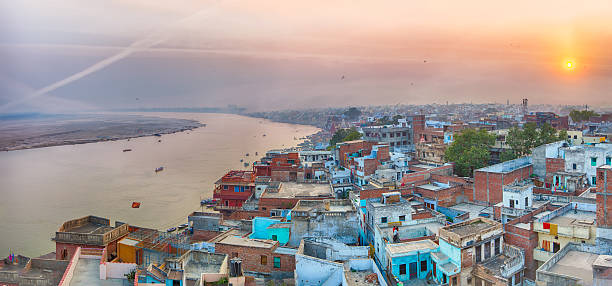 istock Sunset view over Varanasi during kite festival 516112585