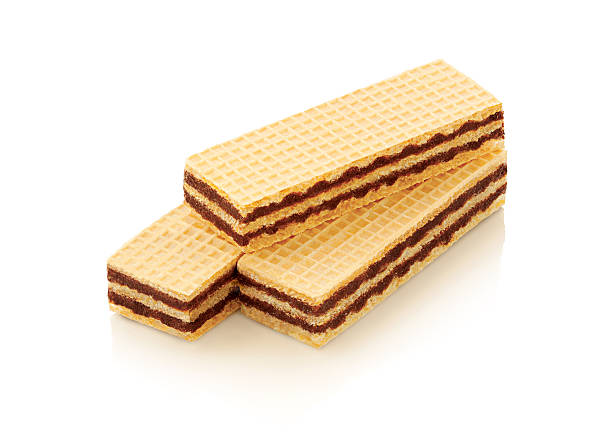 Wafer biscuit stock photo