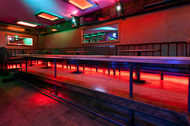 istock Nightclub with colorful lights 516116567