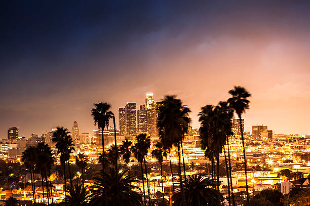 istock Downtown Los Angeles photographed at sunset 516117063