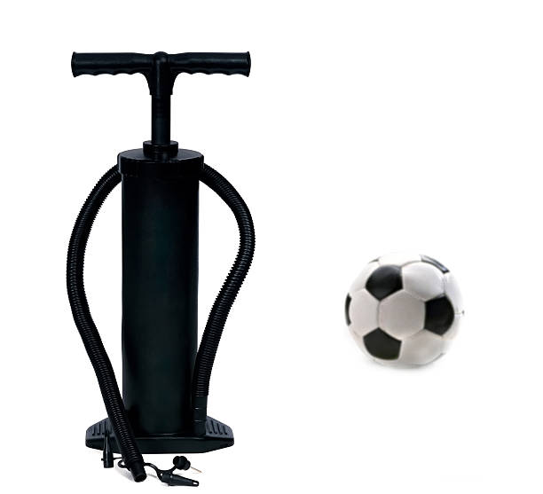 istock pump and football ball isolated 516117469