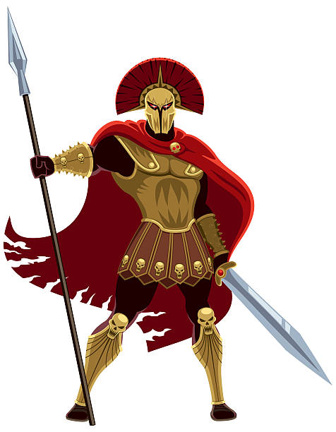 Ares The Greek God Of War Stock Illustration - Download