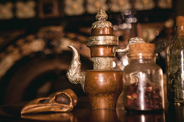 istock vintage still life with antique teapots 516133418