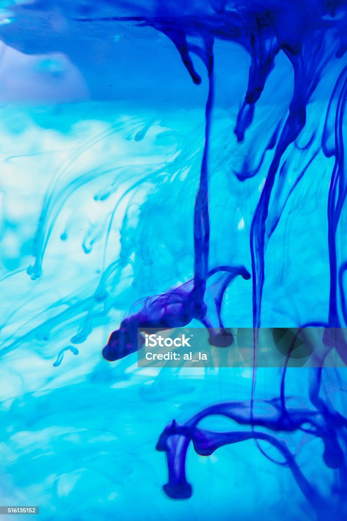 Abstract Liquid Water Blue Liquid In Water Making Abstract Forms Stock Photo - Download Image ...