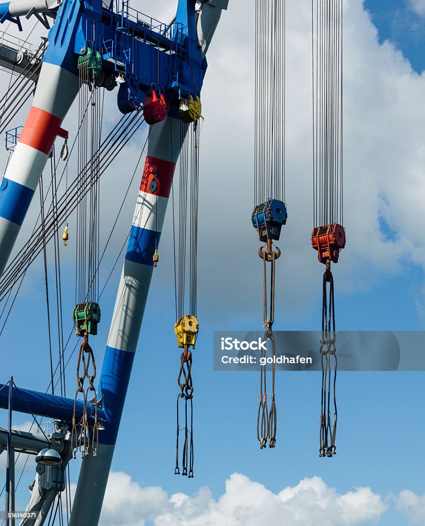 industrial crane in der Schiffbau - Lizenzfrei Baugewerbe Stock-Foto