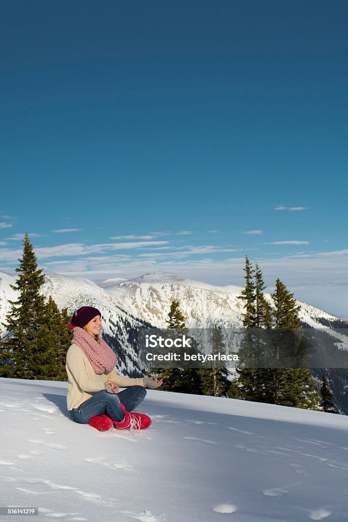 Winter vacation Blue Stock Photo