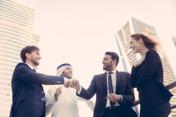 istock Fist bump between male colleagues 516141470