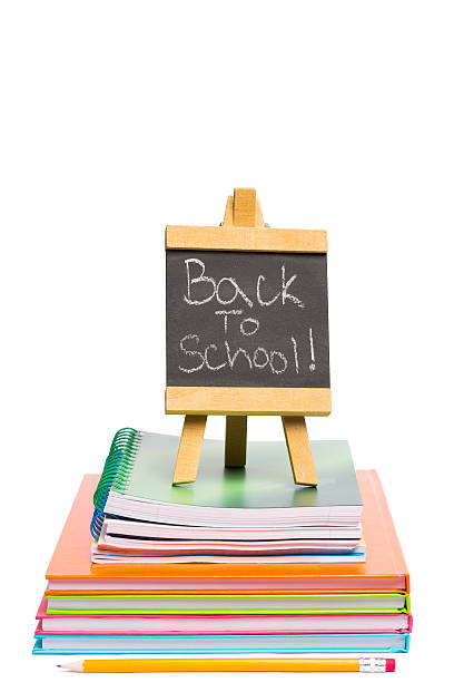 istock Back to school written on chalkboard 516162881