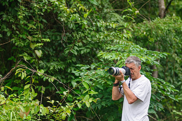 istock Photographer in the jungle 516165573