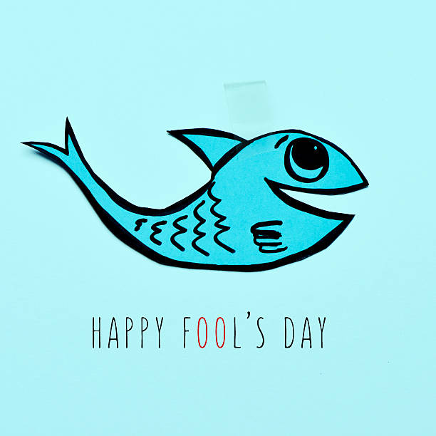 istock paper fish and text happy fools day 516174382