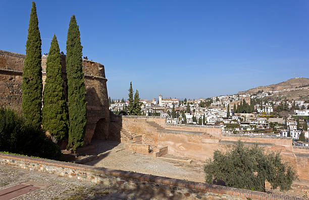 istock Alhambra Fortress and Albaicin District in Granada 516175986