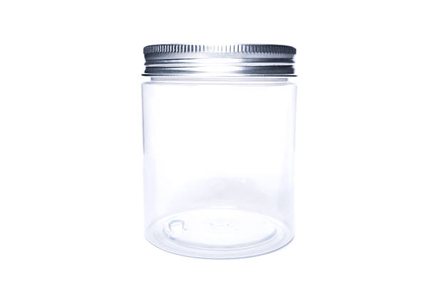 istock New transparent plastic jar or recipient with aluminum cap 516176552