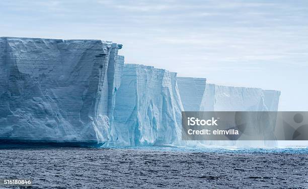 Tabular Iceberg In Antarctica Stock Photo - Download Image Now - Antarctica, Glacier, Iceberg - Ice Formation