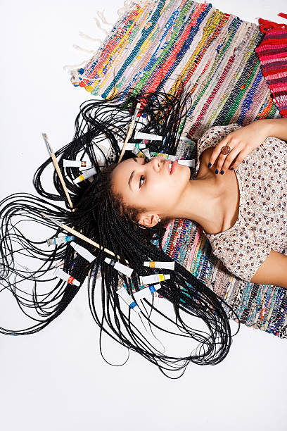 istock Attractive young girl posing in the studio 516181434