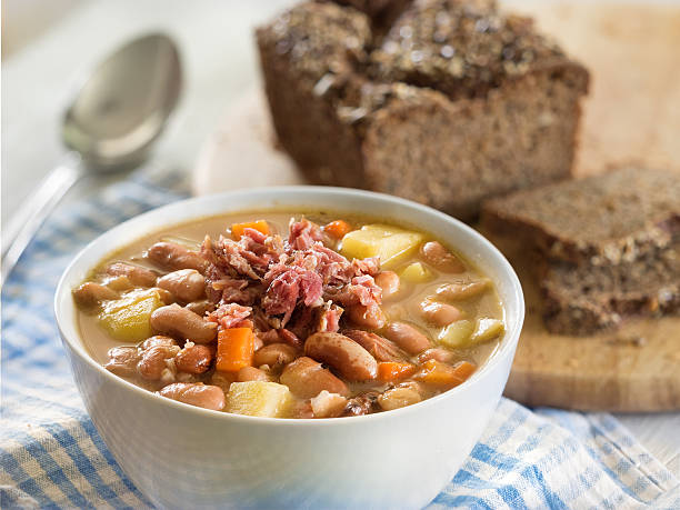 istock Bean soup with smoked pork 516181462