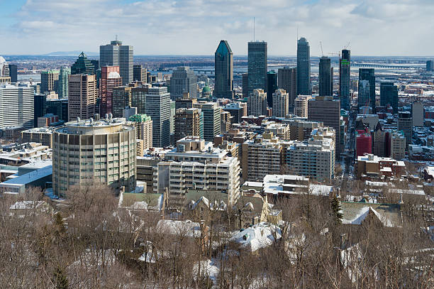 istock Montreal Skyline in winter 516181642