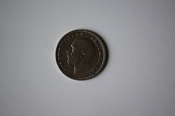istock Silver coin, shilling George V 516185210