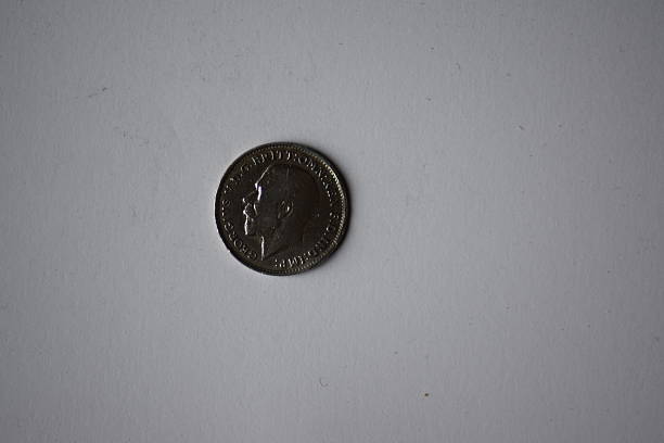 istock Silver coin, 3d, George V, 1919 516185722