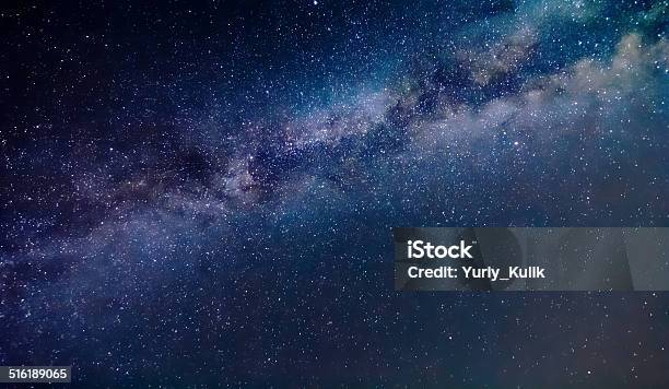 Night Scene Milky Way Background Stock Photo - Download Image Now - Milky Way, Outer Space, Galaxy