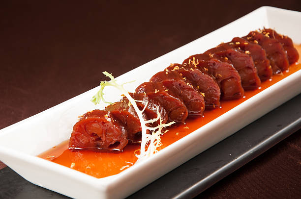 istock Steamed Lotus Root Stuffed with Glutinous Rice 516189209