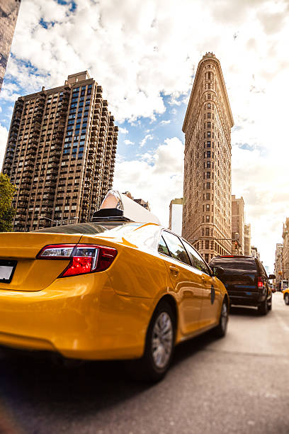 istock Yellow Taxi in Madison Square 516189945