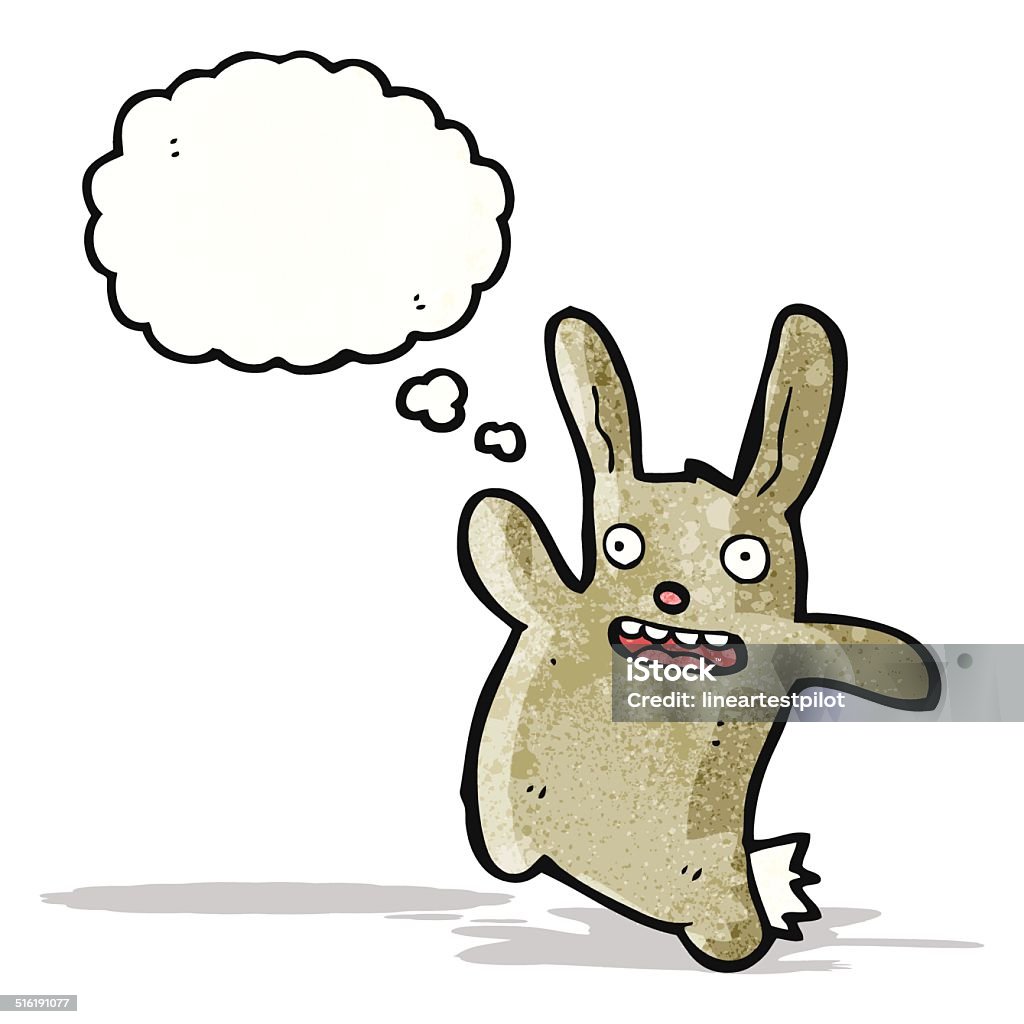 Wierd Cartoon Rabbit Funny Cartoon Rabbit Stock Illustration - Download Image Now - Bizarre ...