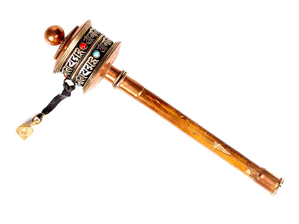 istock An isolated Buddhist prayer wheel to increase good karma 516195667