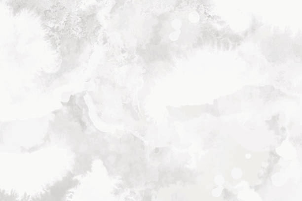 aquarell weiß und hellgrau textur, hintergrund - painting background stock-grafiken, -clipart, -cartoons und -symbole