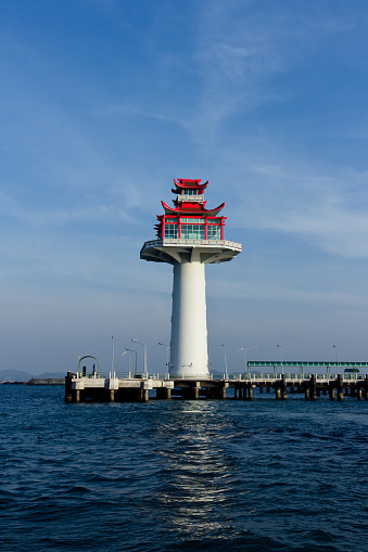 Asian style lighthouse