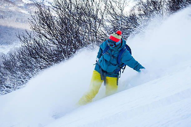 freeride w górach - freeride zdjęcia i obrazy z banku zdjęć