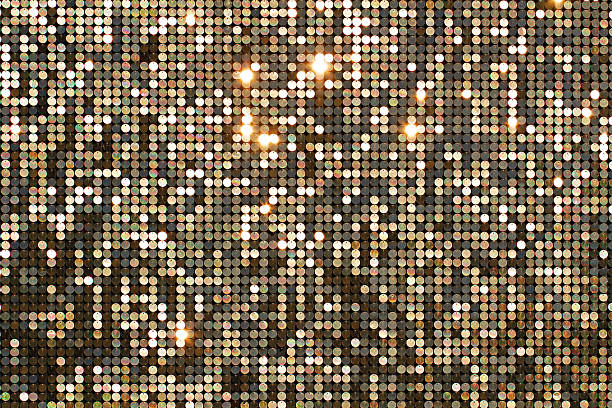 istock Golden background mosaic with light spots 516210890
