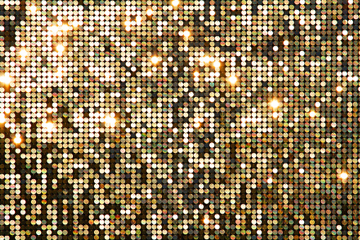 Fondo dorado con manchas de Mosaico de luz photo