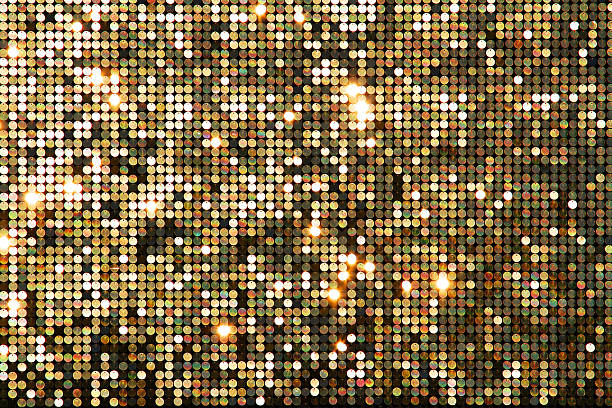 istock Golden background mosaic with light spots 516211642