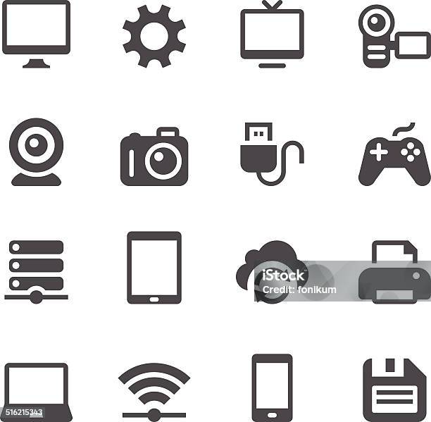 Device Icons Stock Illustration - Download Image Now - Icon Symbol, Digital Tablet, Laptop